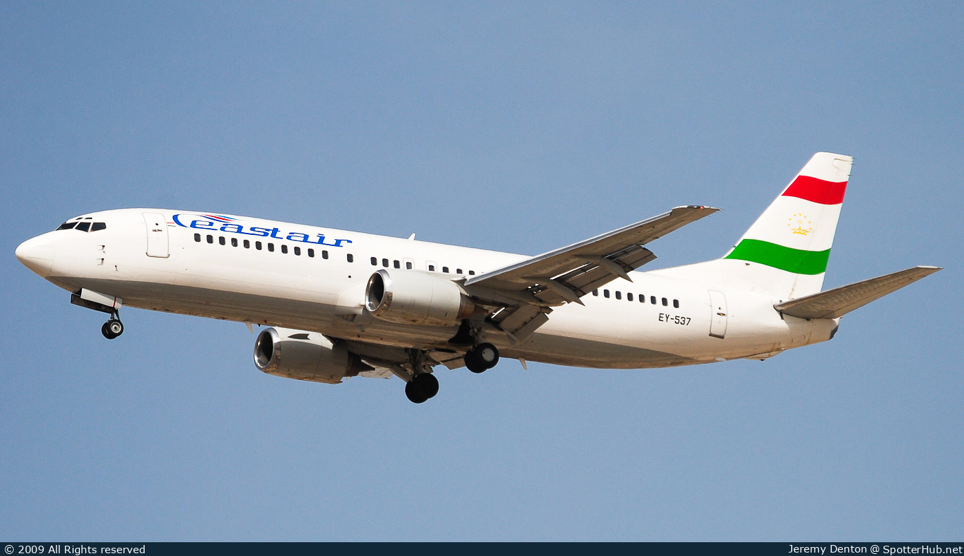 Photo of EY-537 - Boeing 737-4B7 operated by East Air