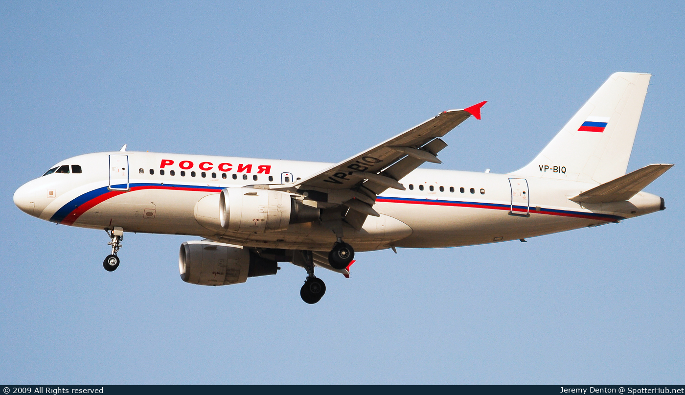 Photo of VP-BIQ - Airbus A319-111 operated by Rossiya Airlines