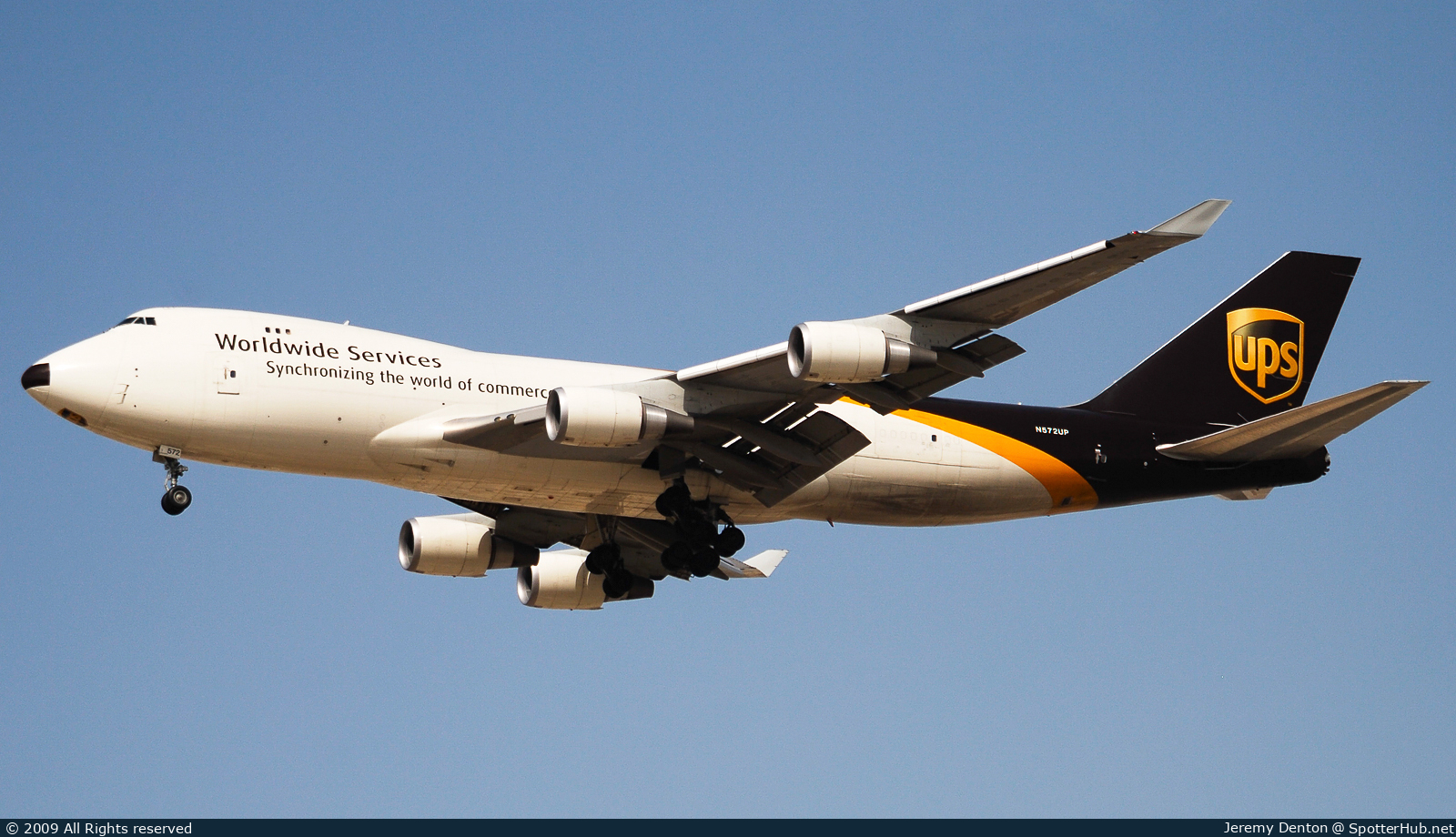 Photo of N572UP - Boeing 747-44AF operated by UPS United Parcel Service