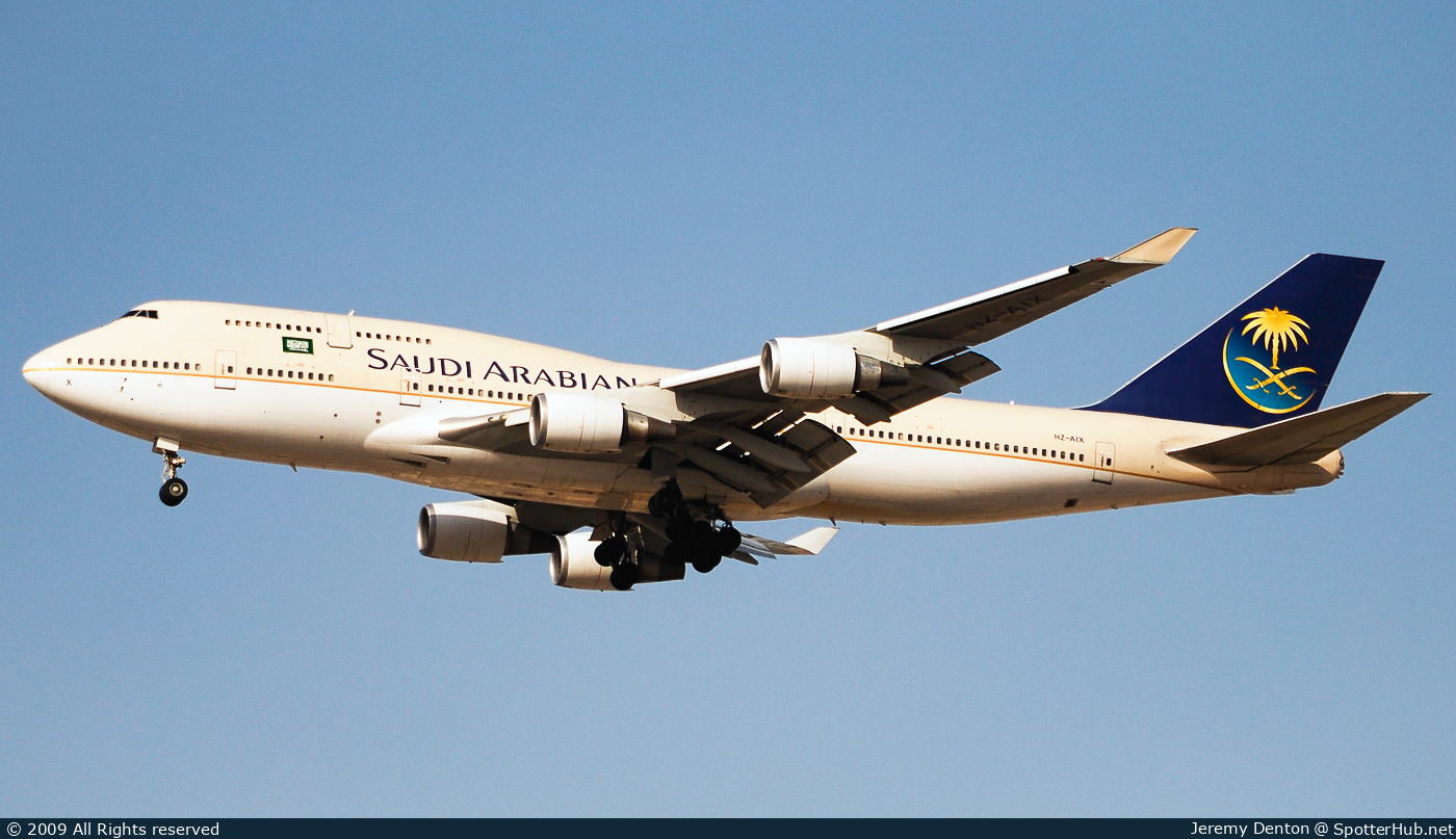 Photo of HZ-AIX - Boeing 747-468 operated by Saudi Arabian Airlines