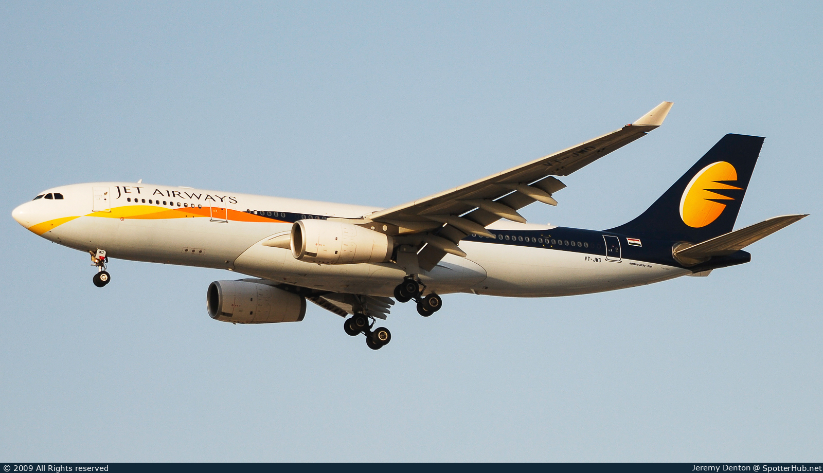 Photo of VT-JWD - Airbus A330-243 operated by Jet Airways