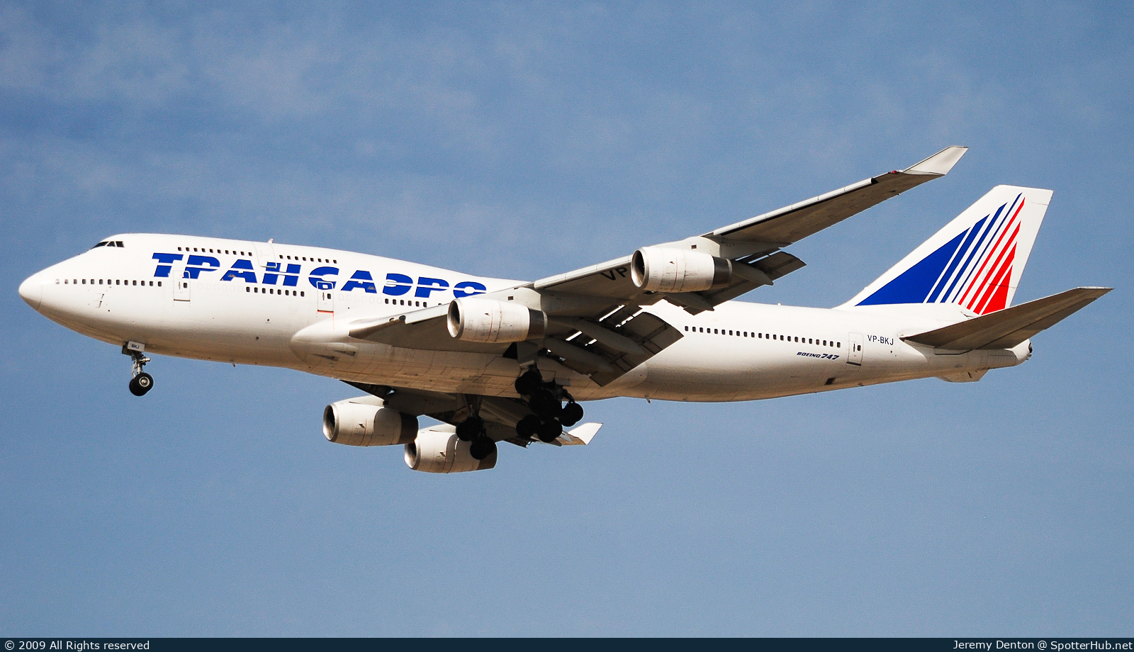 Photo of VP-BKJ - Boeing 747-444 operated by Transaero