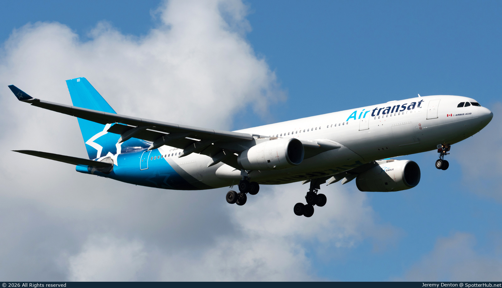 Photo of C-GUBF - Airbus A330-243 operated by Air Transat