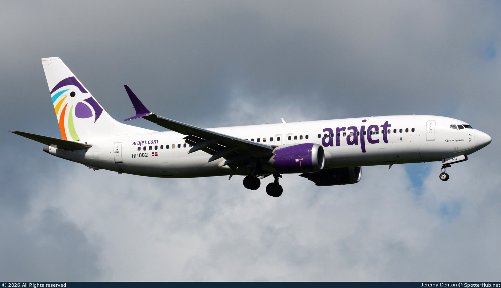 Photo of HI1082 - Boeing 737 MAX 8 operated by Arajet