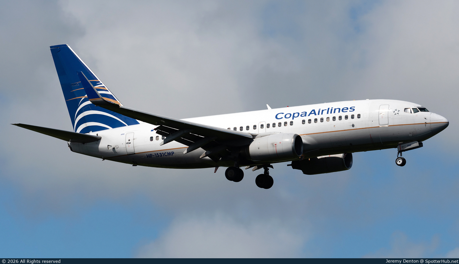Photo of HP-1531CMP - Boeing 737-7V3 operated by Copa Airlines