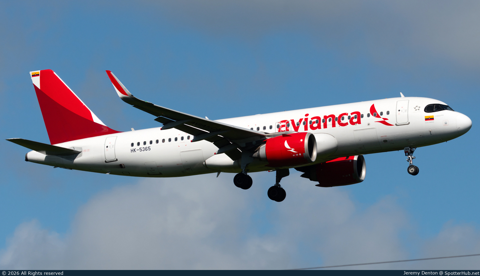 Photo of HK-5365 - Airbus A320-251N operated by Avianca