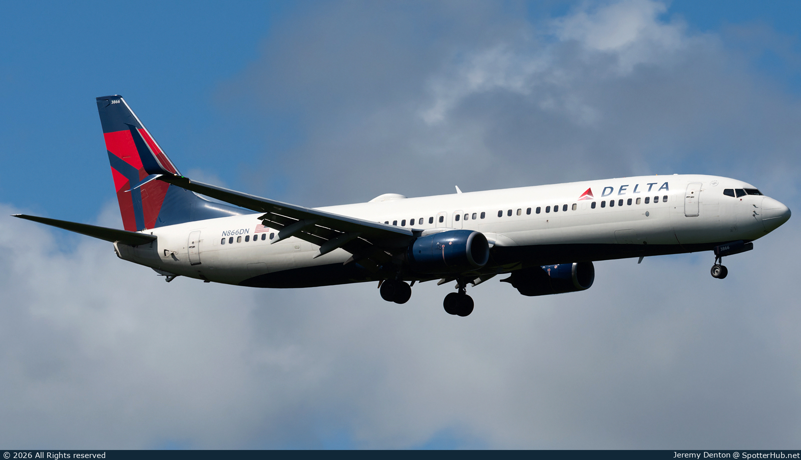 Photo of N866DN - Boeing 737-932(ER) operated by Delta Air Lines