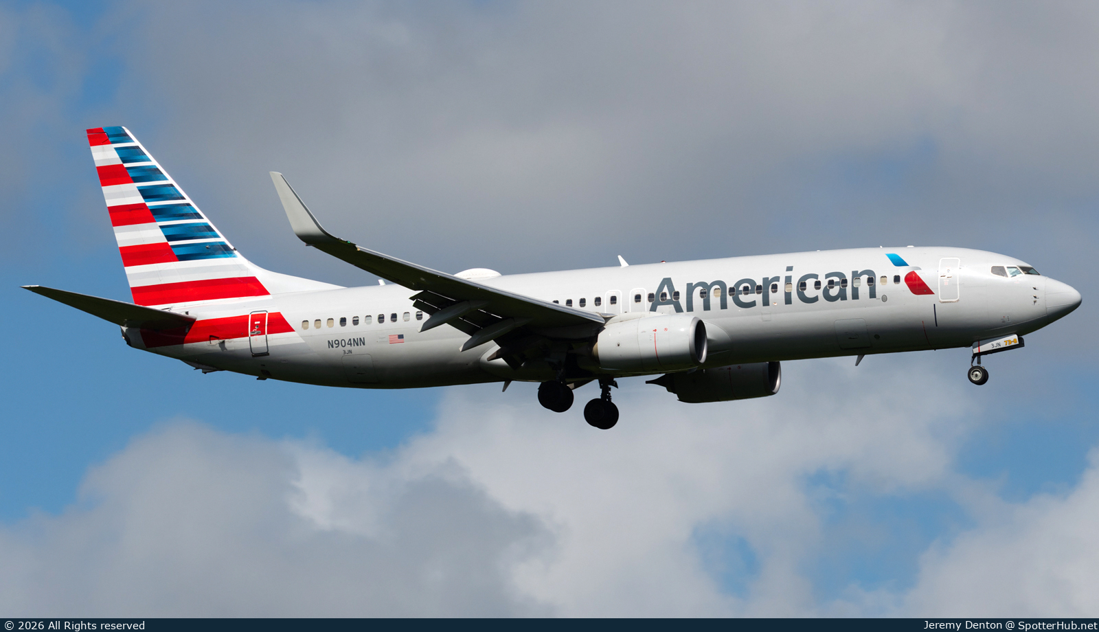 Photo of N904NN - Boeing 737-823 operated by American Airlines