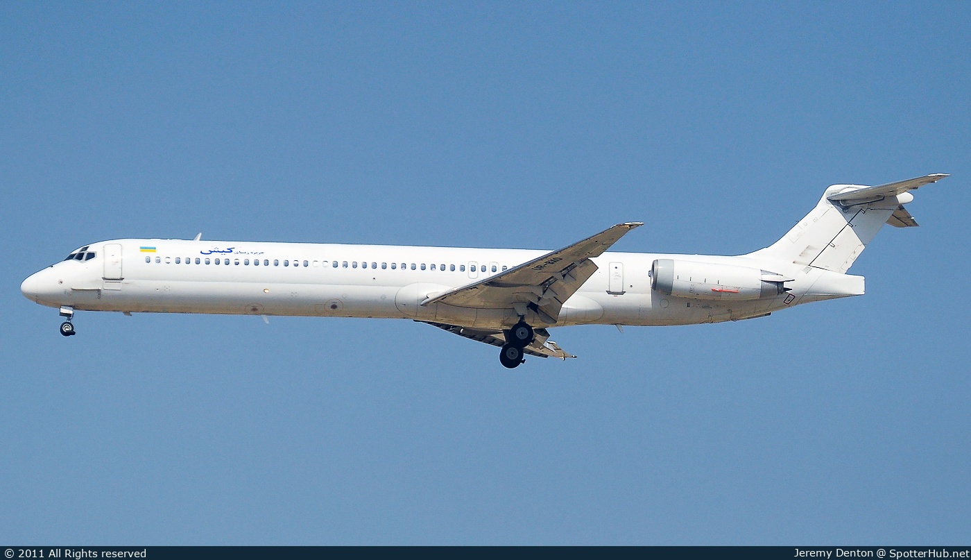 Photo of UR-BXO - McDonnell Douglas MD-83 operated by Kish Air (opb Bukovyna Airlines)