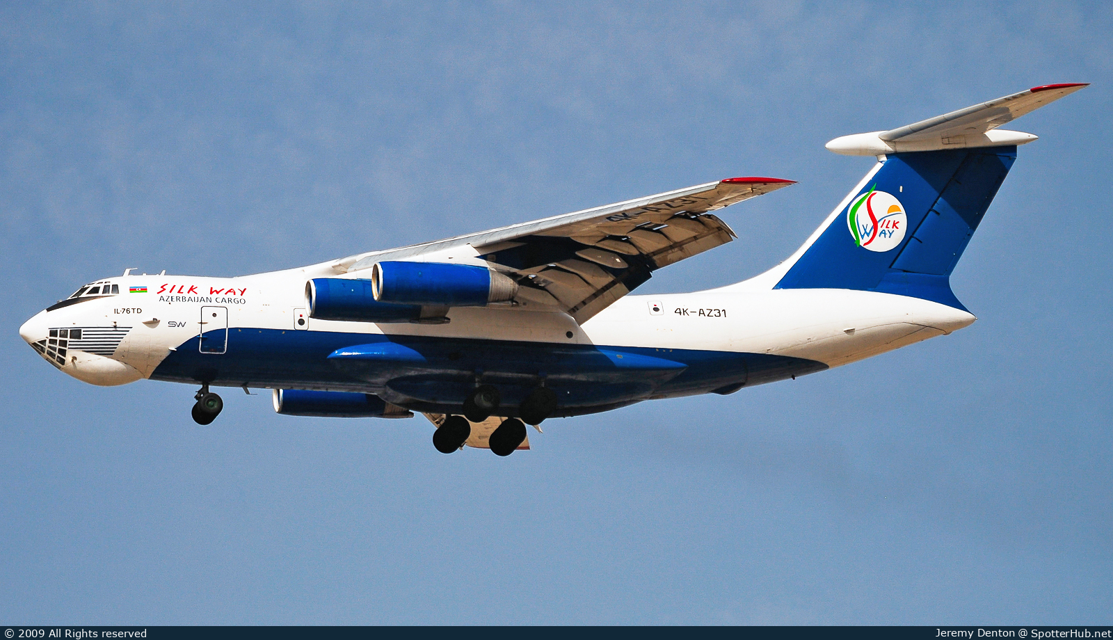 Photo of 4K-AZ31 - Ilyushin Il-76TD operated by Silk Way Airlines