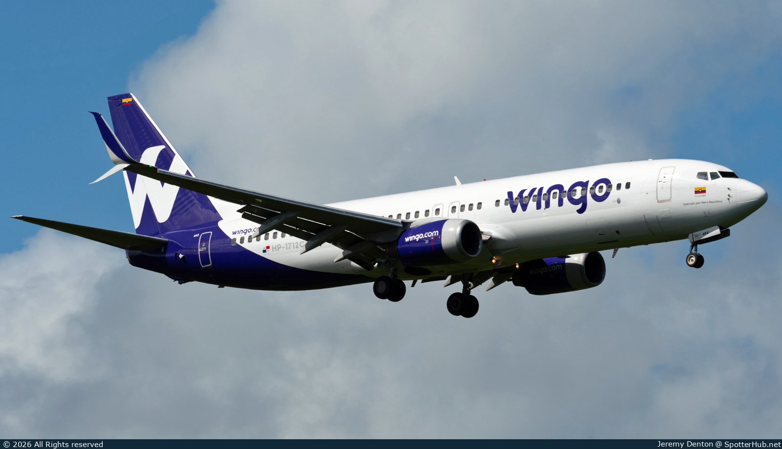 Photo of HP-1712CMP - Boeing 737-8V3 operated by Wingo