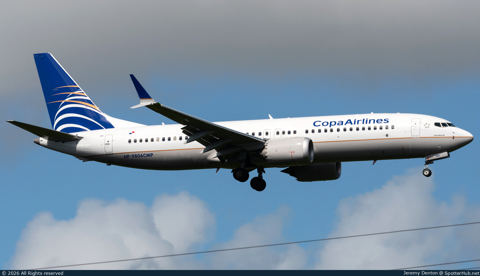 Photo of HP-9806CMP - Boeing 737 MAX 8 operated by Copa Airlines