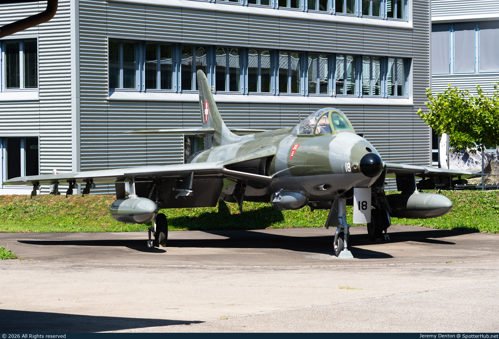 Photo of J-4018 - Hawker Hunter Mk.58 operated by Swiss Air Force