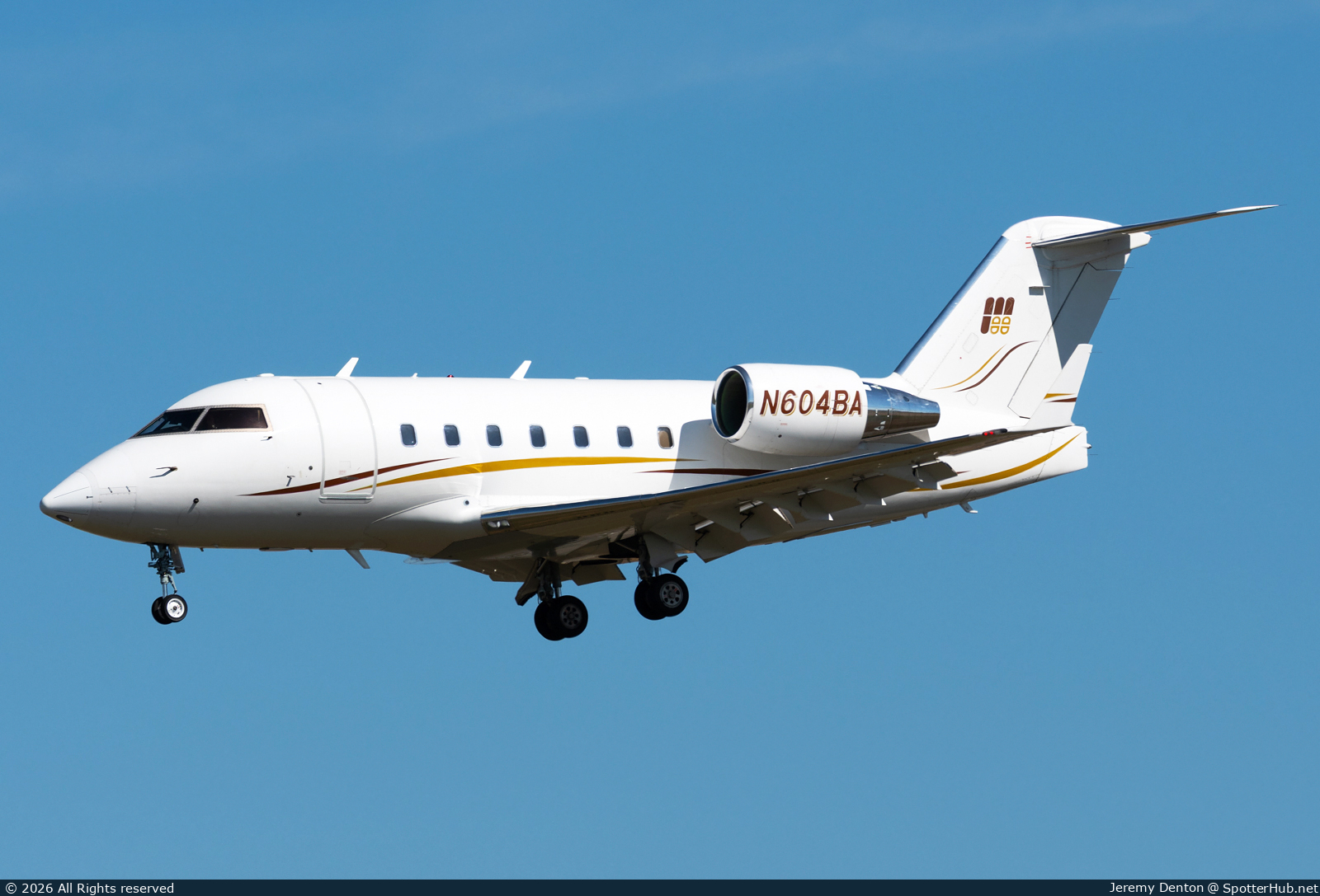 Photo of N604BA - Bombardier Challenger 604 operated by Private