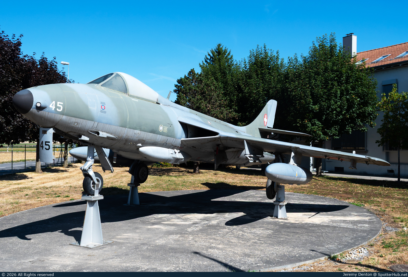 Photo of J-4045 - Hawker Hunter Mk.58 operated by Swiss Air Force