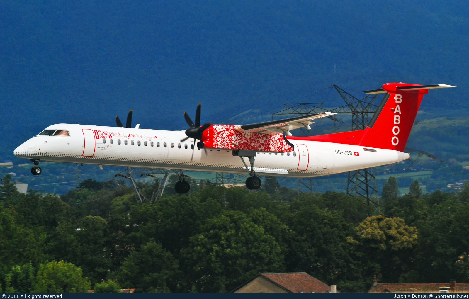 Photo of HB-JQB - Bombardier DHC-8-402 Dash 8 Q400 operated by Flybaboo