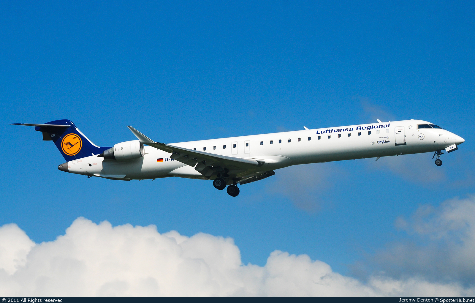 Photo of D-ACKK - Bombardier CRJ-900LR operated by Lufthansa CityLine