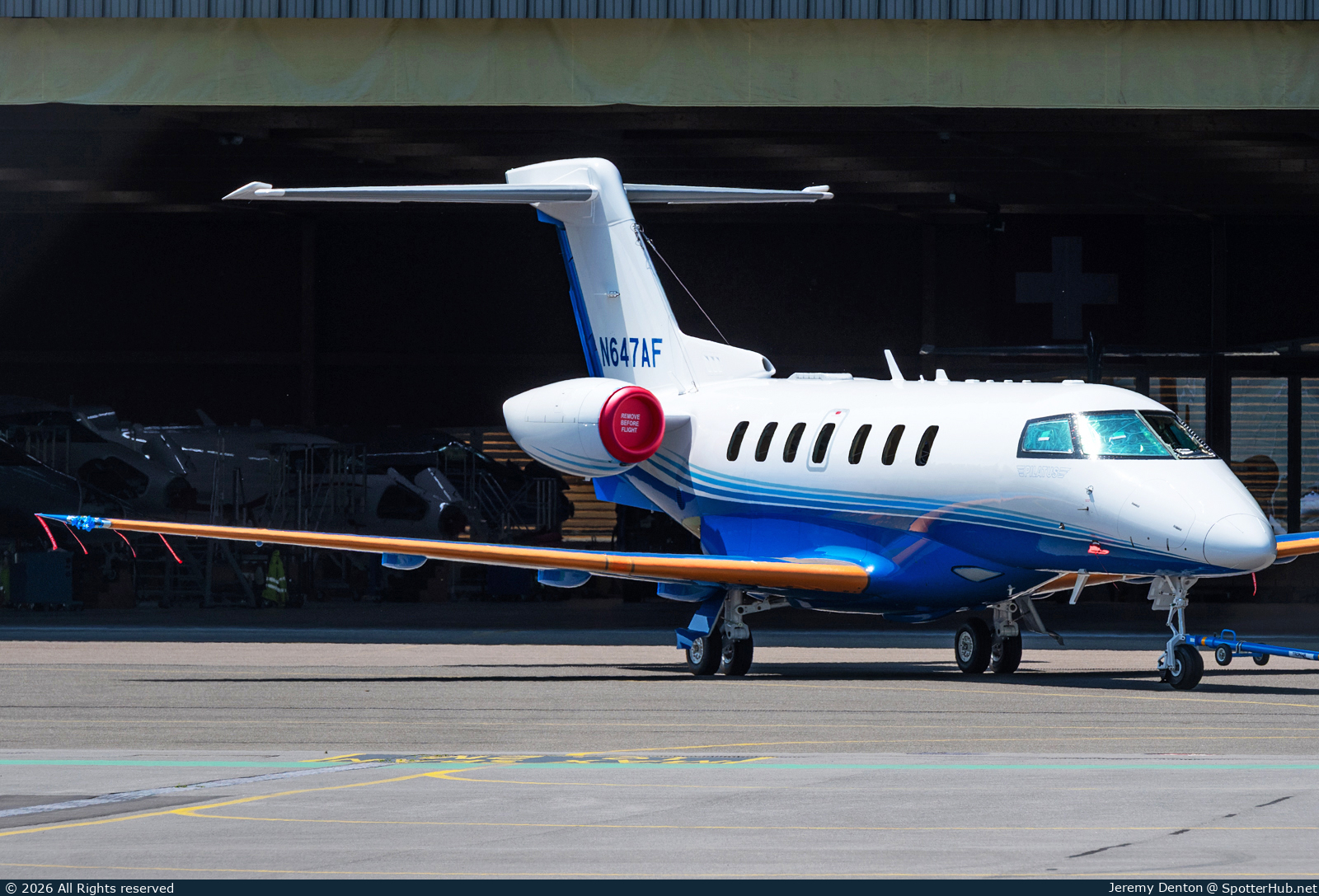 Photo of N647AF - Pilatus PC-24 operated by PlaneSense