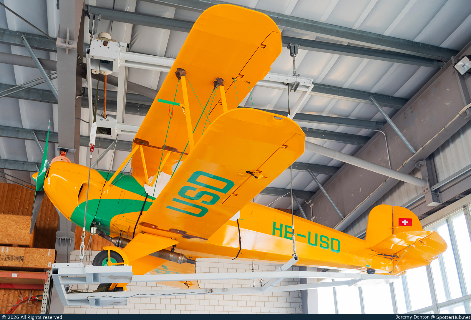 Photo of HB-USD - Bücker Bü 131APM Jungmann operated by Private