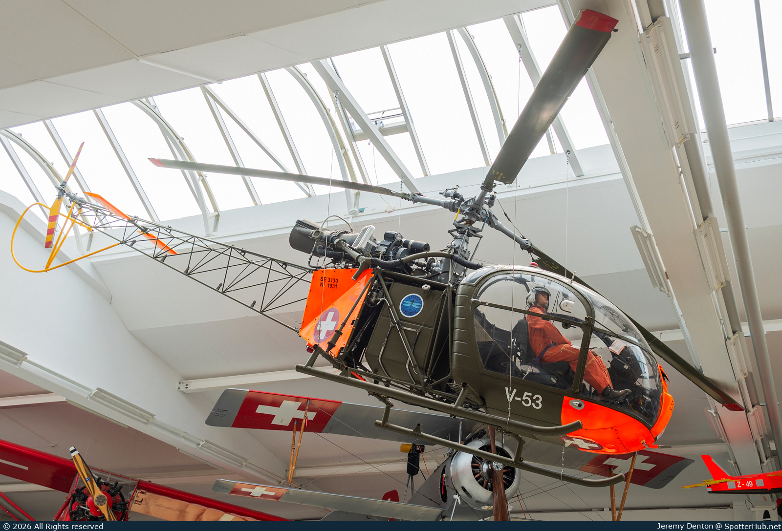 Photo of V-53 - Aérospatiale SE3130 Alouette II operated by Swiss Air Force