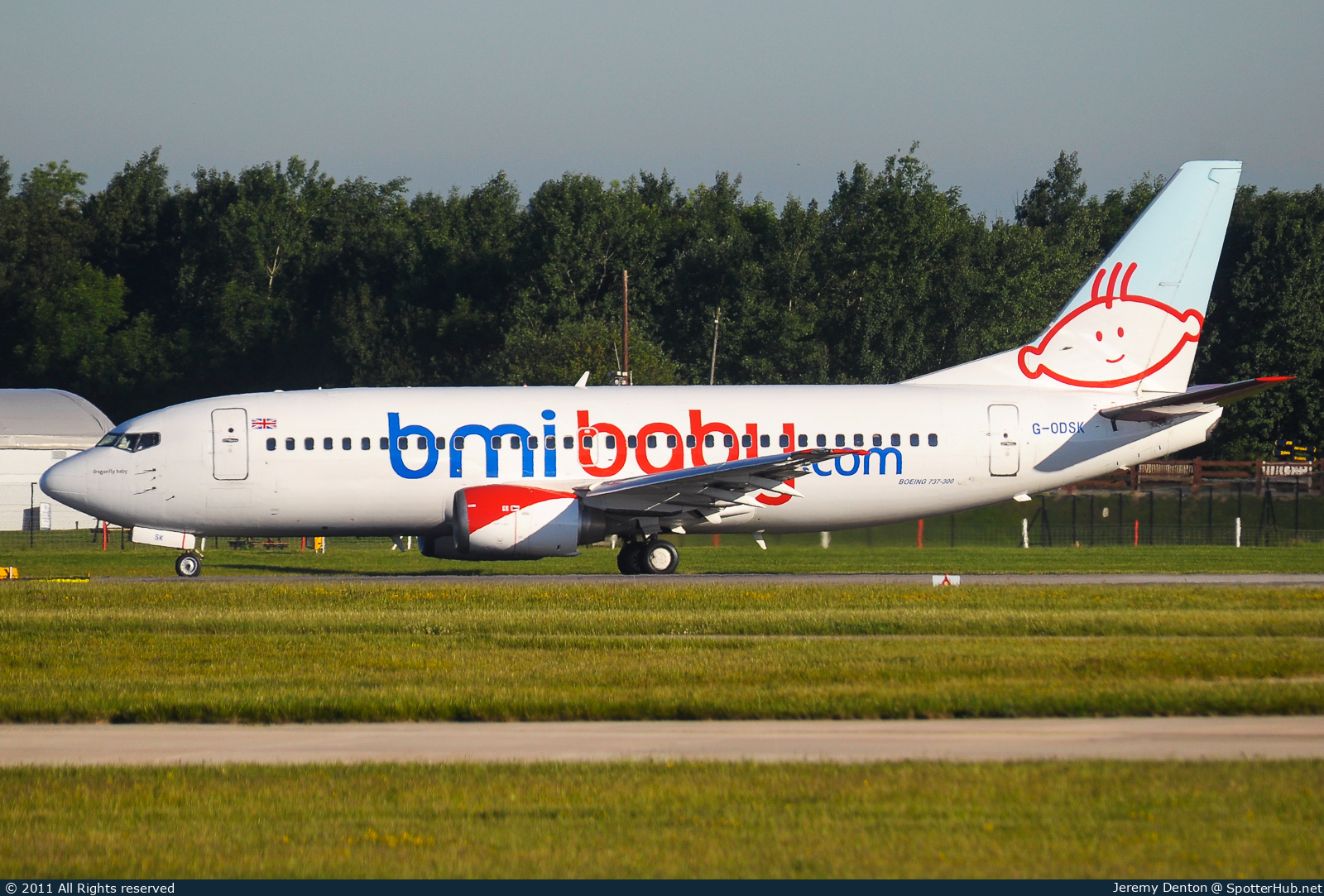 Photo of G-ODSK - Boeing 737-37Q operated by bmibaby