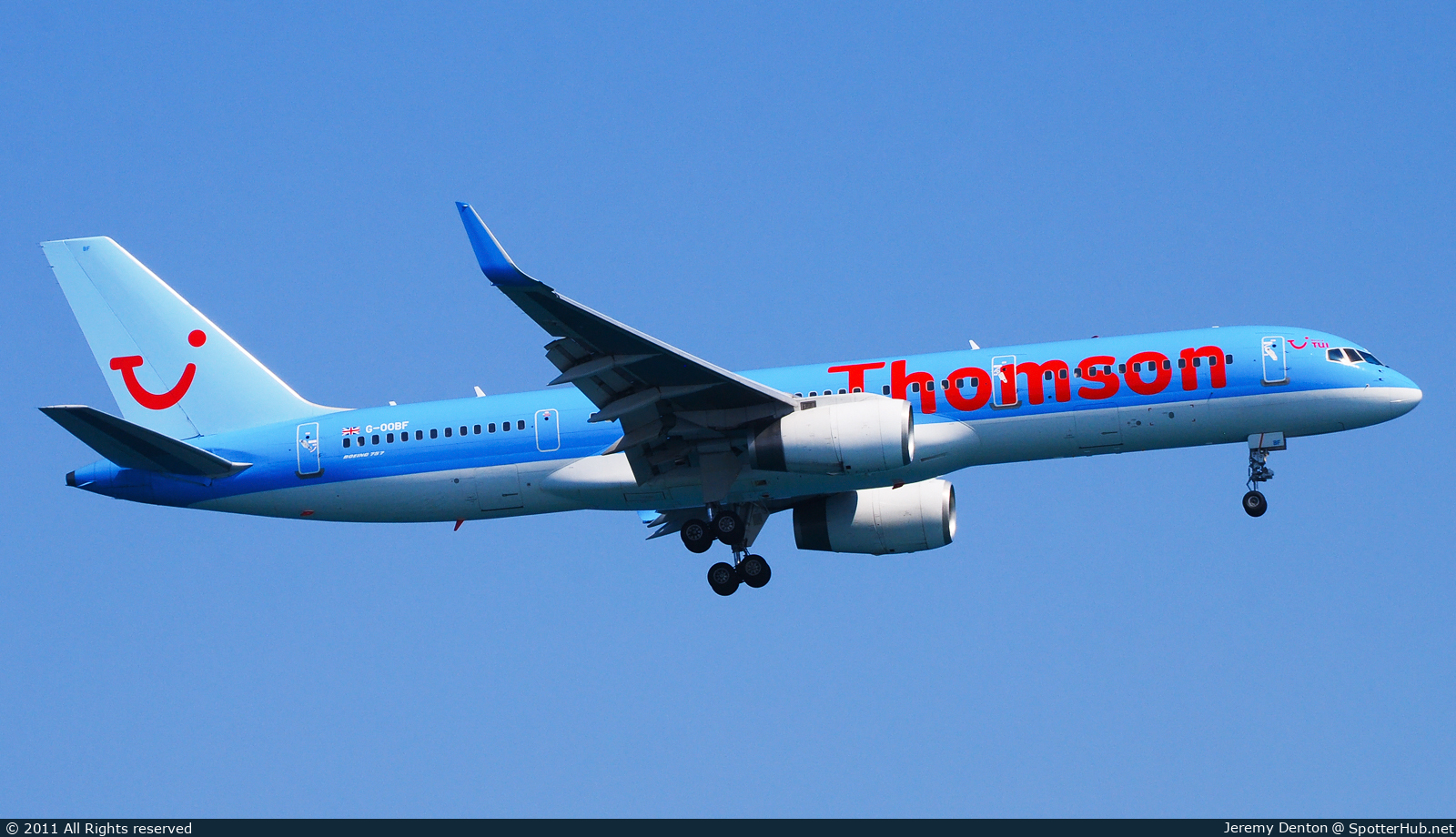 Photo of G-OOBF - Boeing 757-28A operated by Thomson Airways