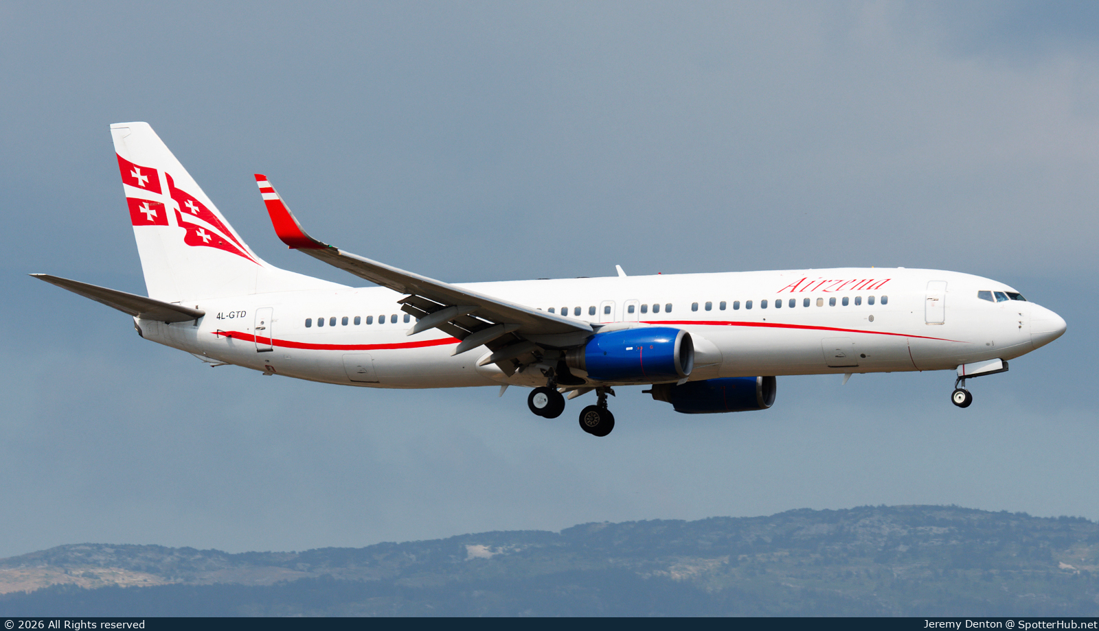 Photo of 4L-GTD - Boeing 737-8FH operated by Georgian Airways
