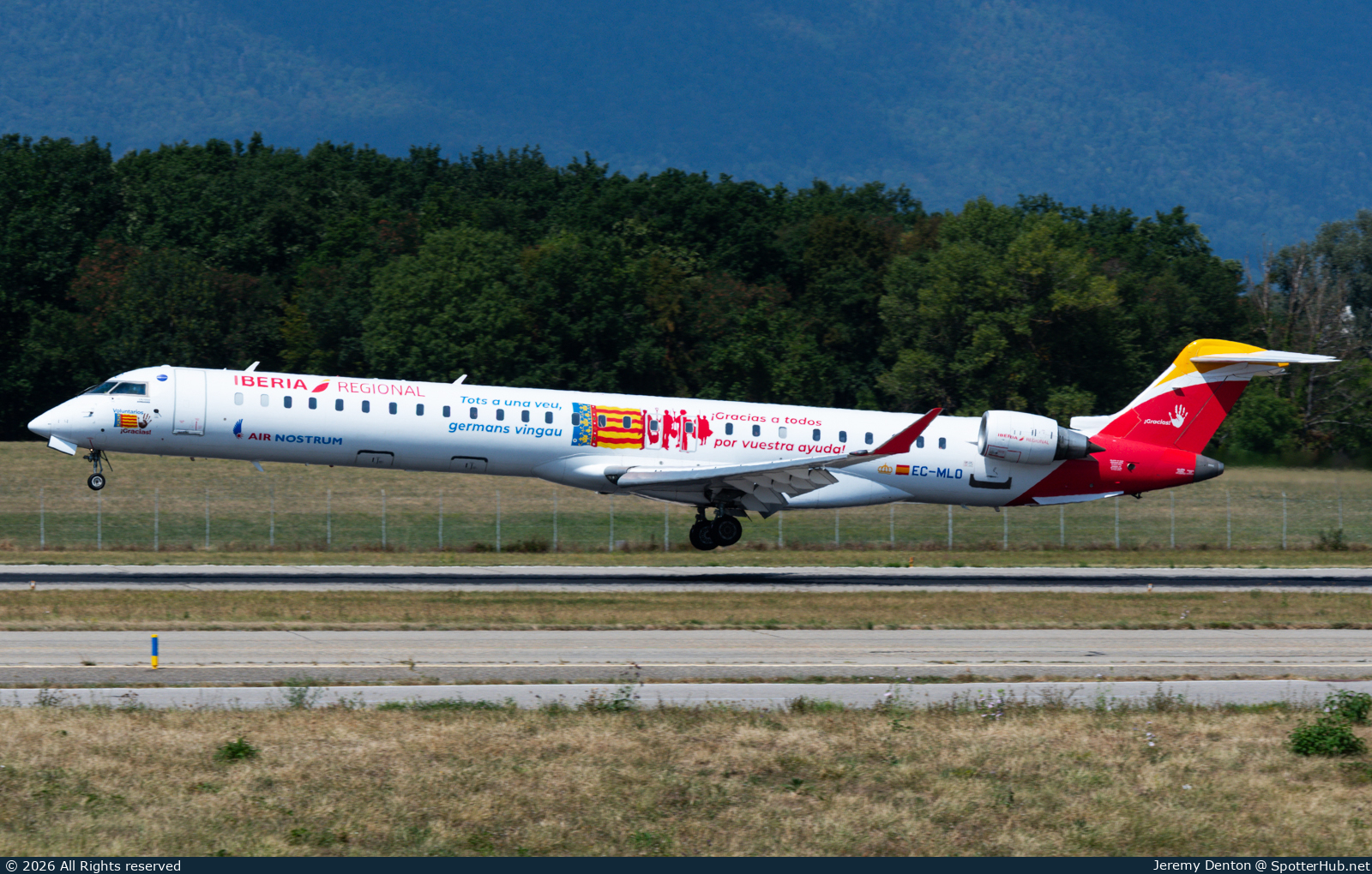 Photo of EC-MLO - Bombardier CRJ-1000 operated by Iberia Regional (opb Air Nostrum)