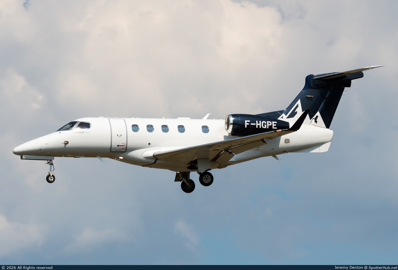 Photo of F-HGPE - Embraer Phenom 300E operated by Pan Européenne Air Service