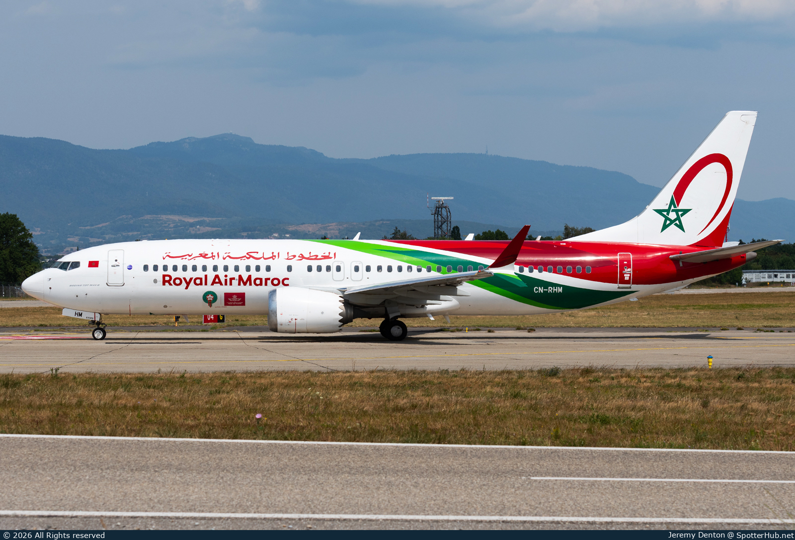 Photo of CN-RHM - Boeing 737 MAX 8 operated by Royal Air Maroc