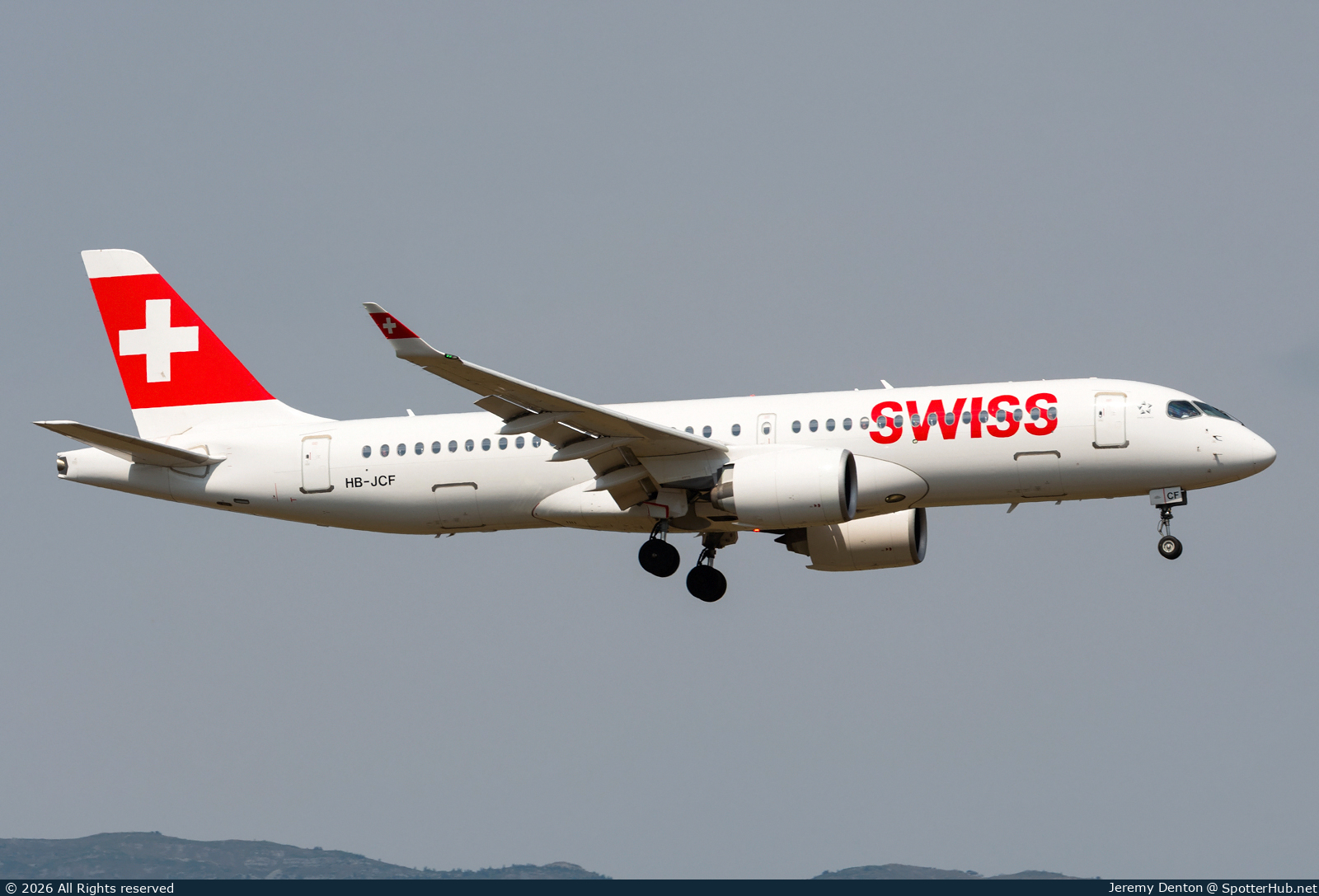 Photo of HB-JCF - Airbus A220-300 operated by Swiss International Air Lines