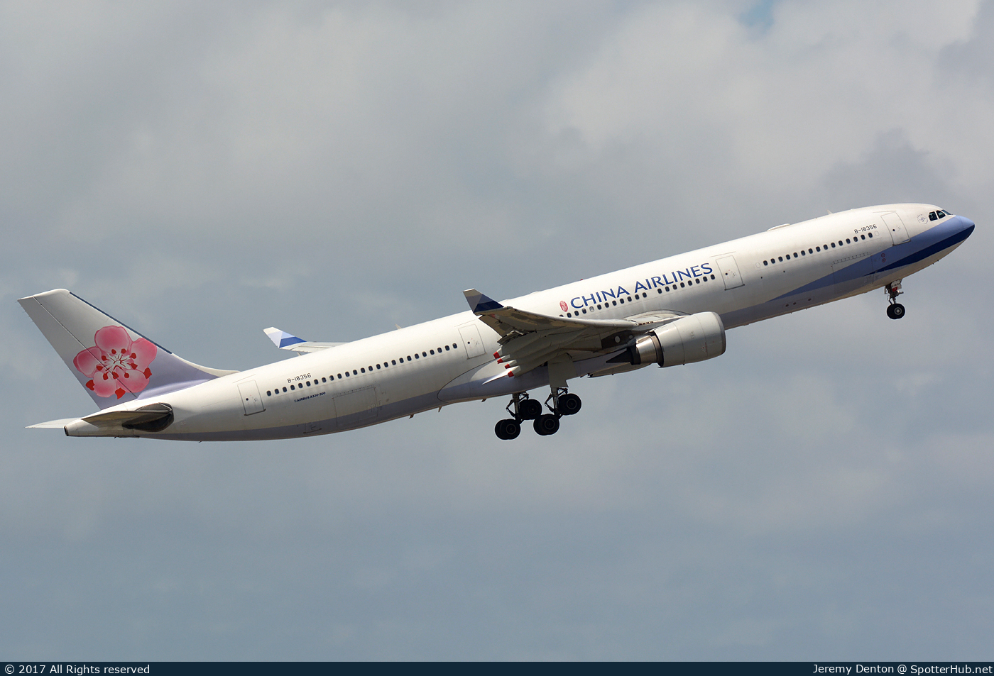 Photo of B-18356 - Airbus A330-302 operated by China Airlines