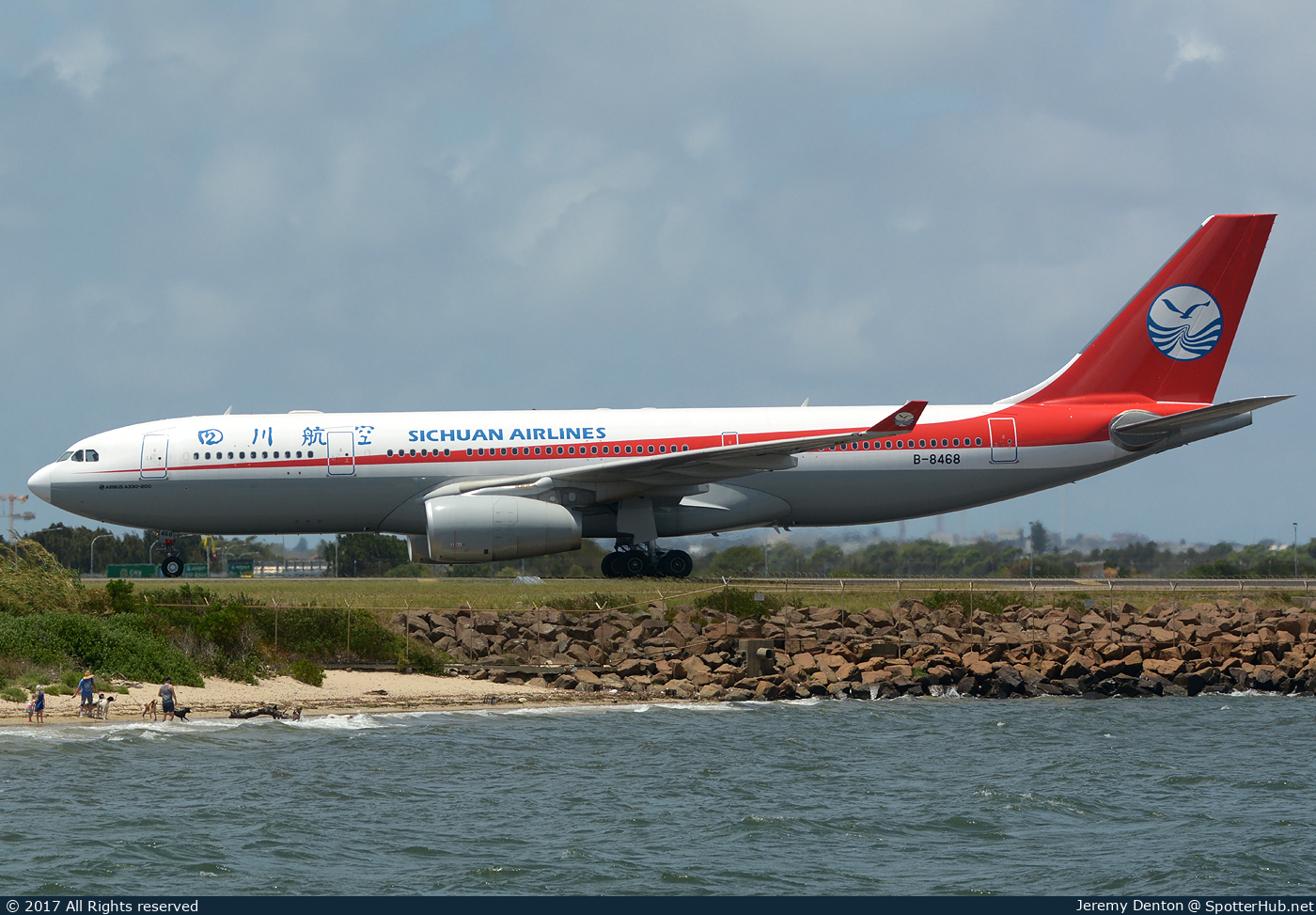 Photo of B-8468 - Airbus A330-243 operated by Sichuan Airlines