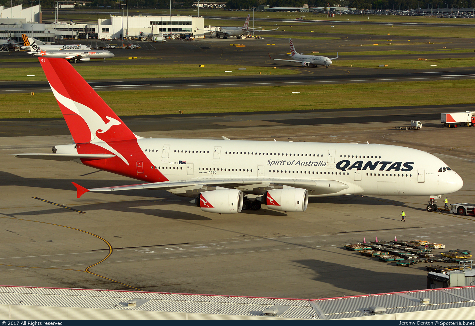 Photo of VH-OQJ - Airbus A380-842 operated by Qantas