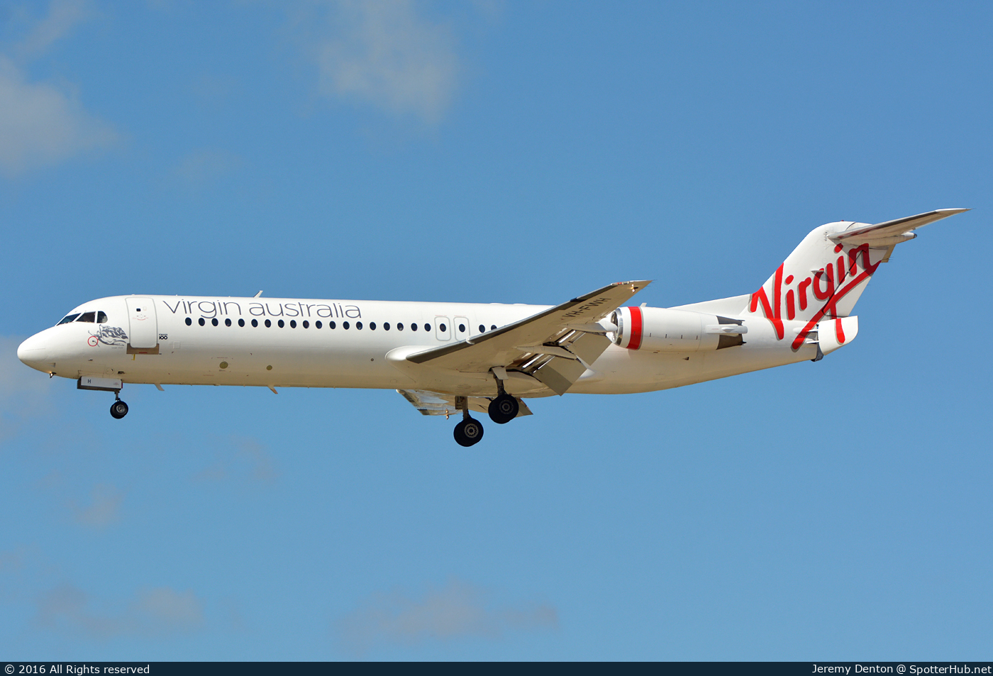 Photo of VH-FWH - Fokker 100 operated by Virgin Australia Regional Airlines