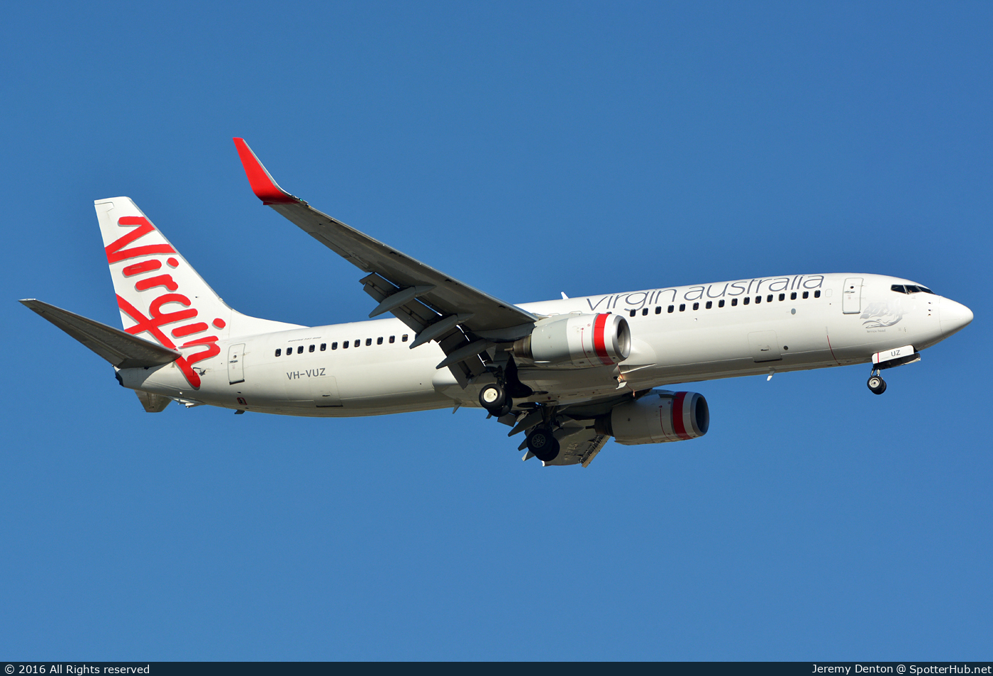 Photo of VH-VUZ - Boeing 737-8FE operated by Virgin Australia Airlines