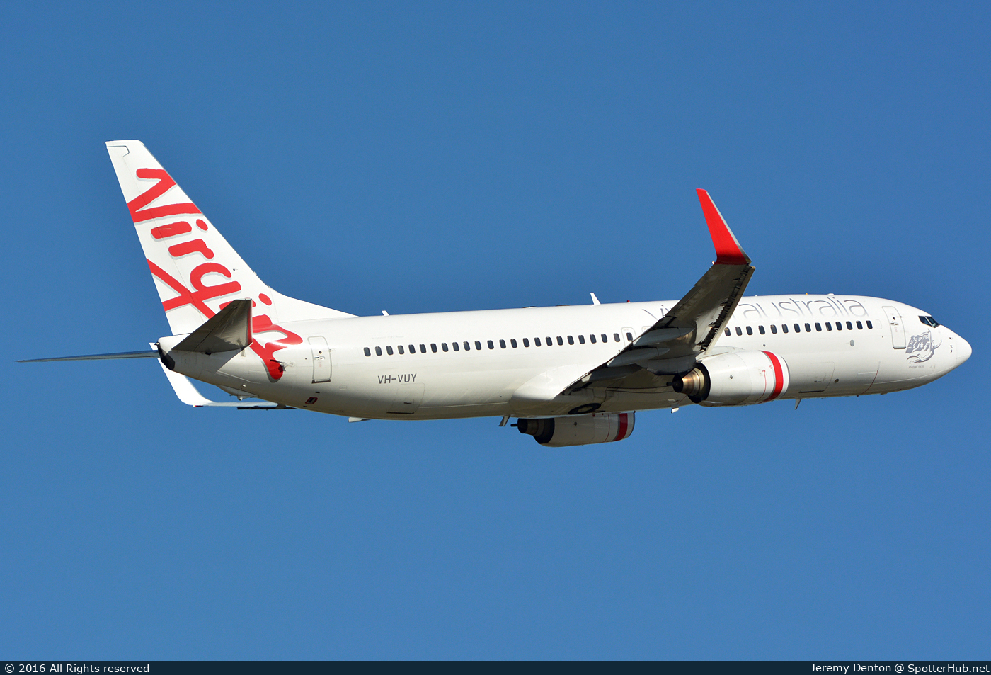 Photo of VH-VUY - Boeing 737-8KG operated by Virgin Australia Airlines