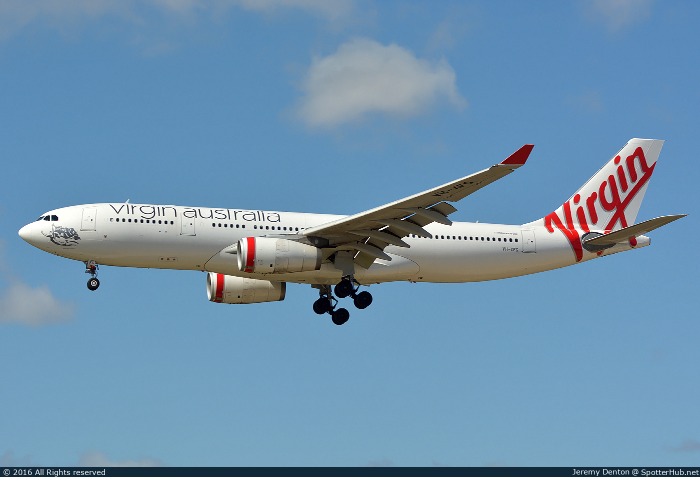 Photo of VH-XFG - Airbus A330-243 operated by Virgin Australia Airlines