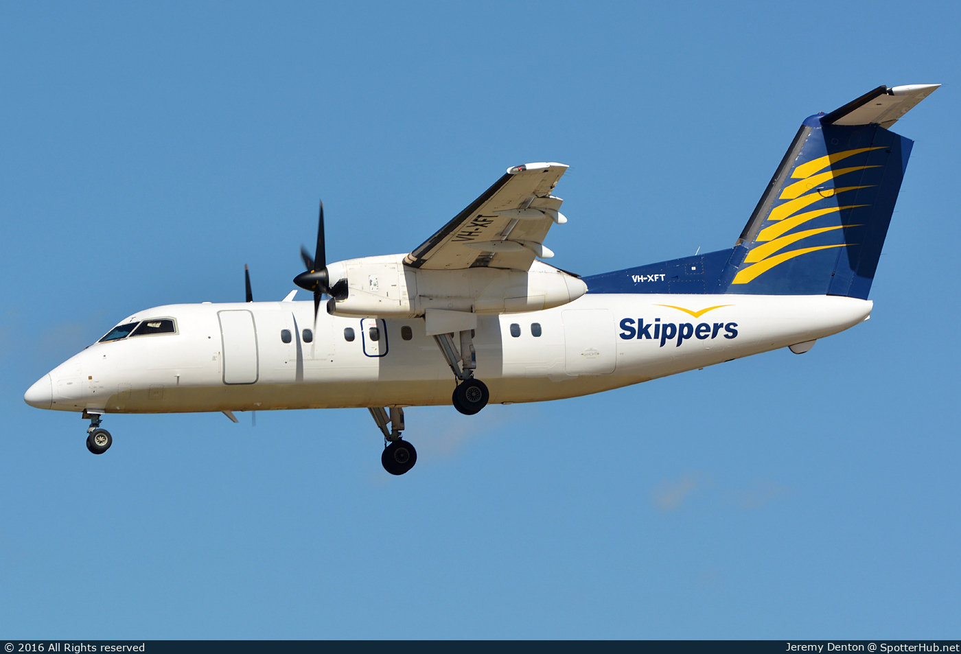 Photo of VH-XFT - De Havilland Canada DHC-8-102 Dash 8 operated by Skippers Aviation