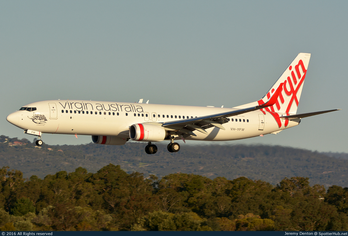 Photo of VH-YFW - Boeing 737-8FE operated by Virgin Australia Airlines