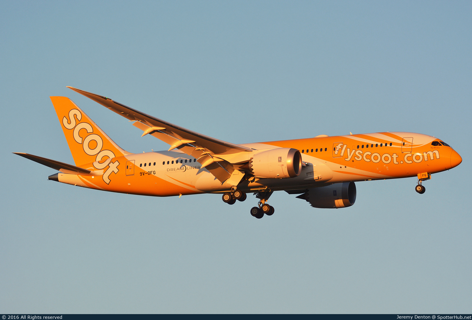 Photo of 9V-OFG - Boeing 787-8 Dreamliner operated by Scoot