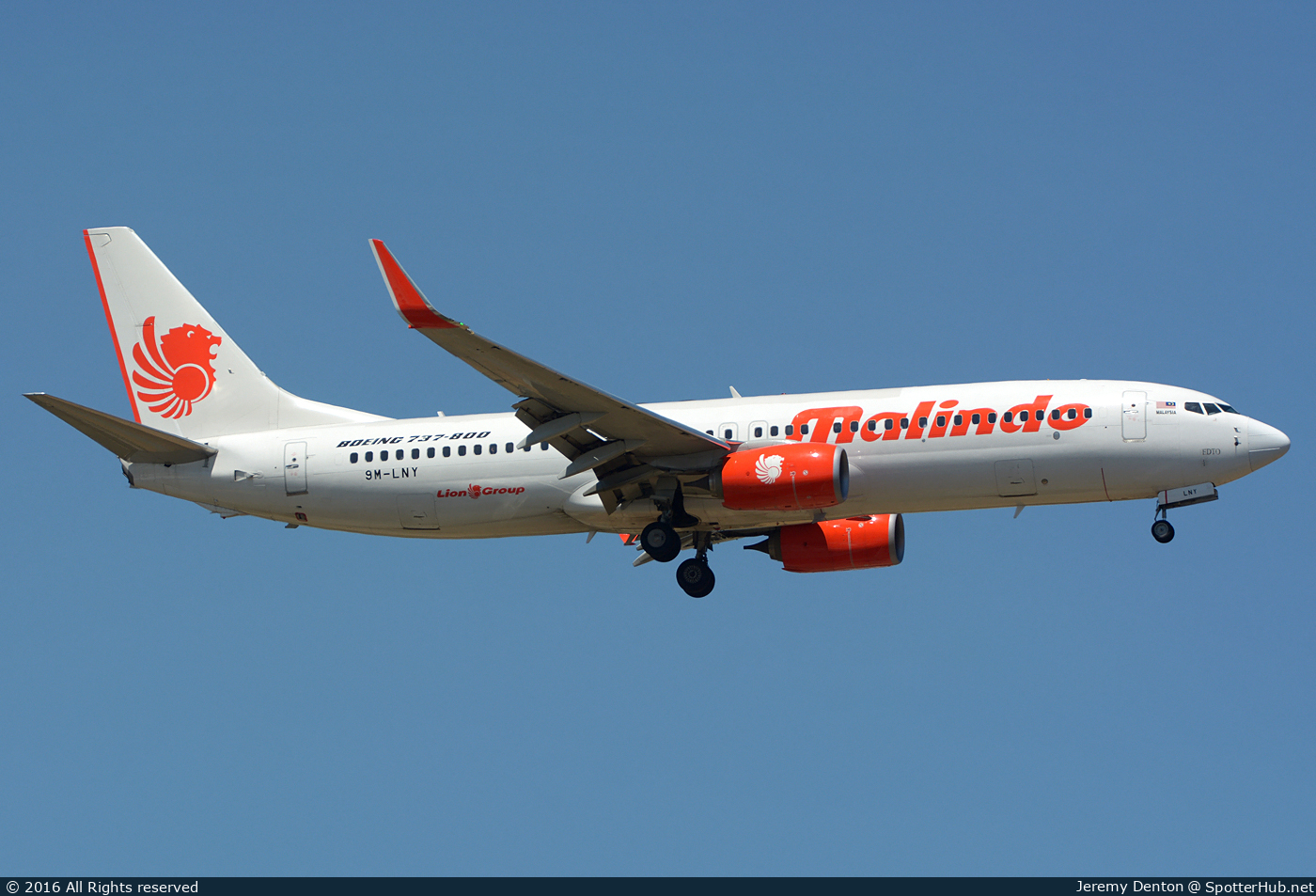 Photo of 9M-LNY - Boeing 737-8GP operated by Malindo Air