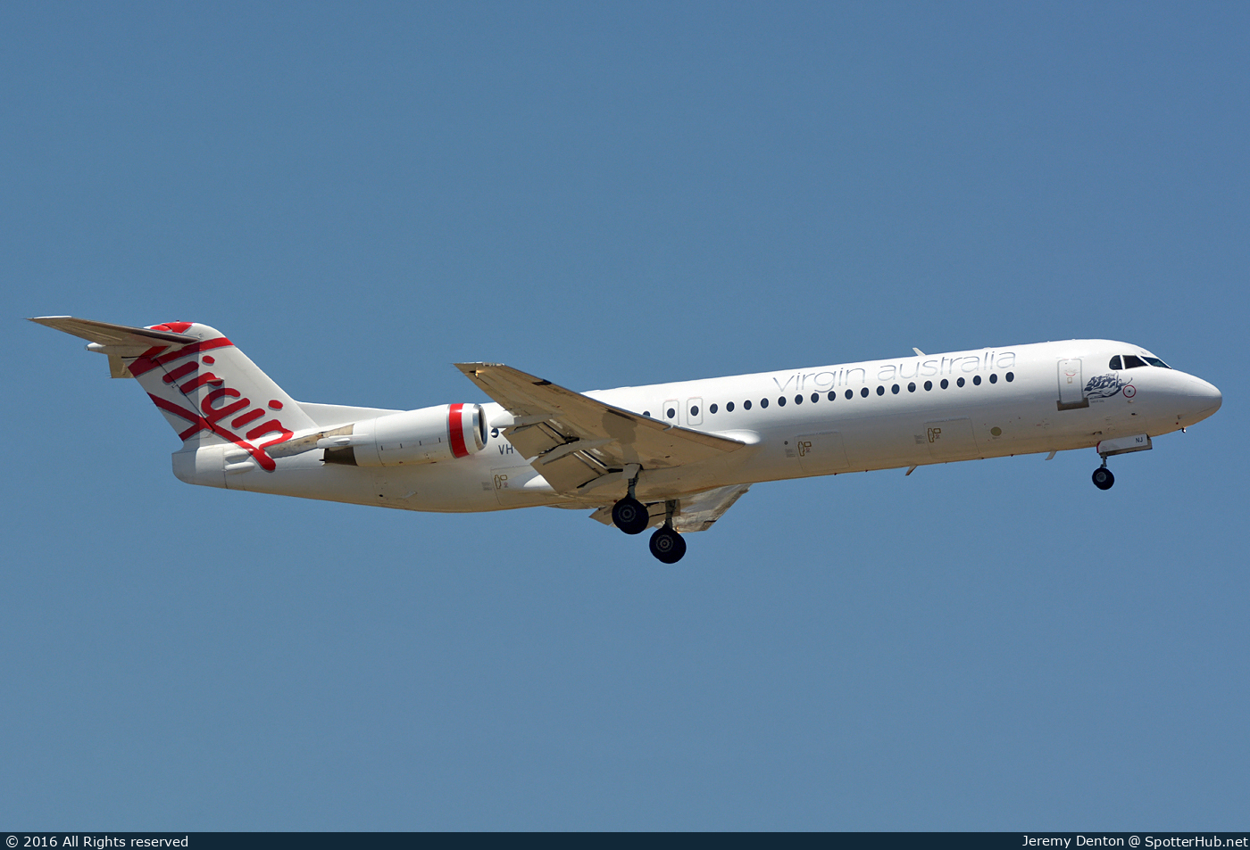 Photo of VH-FNJ - Fokker 100 operated by Virgin Australia Regional Airlines