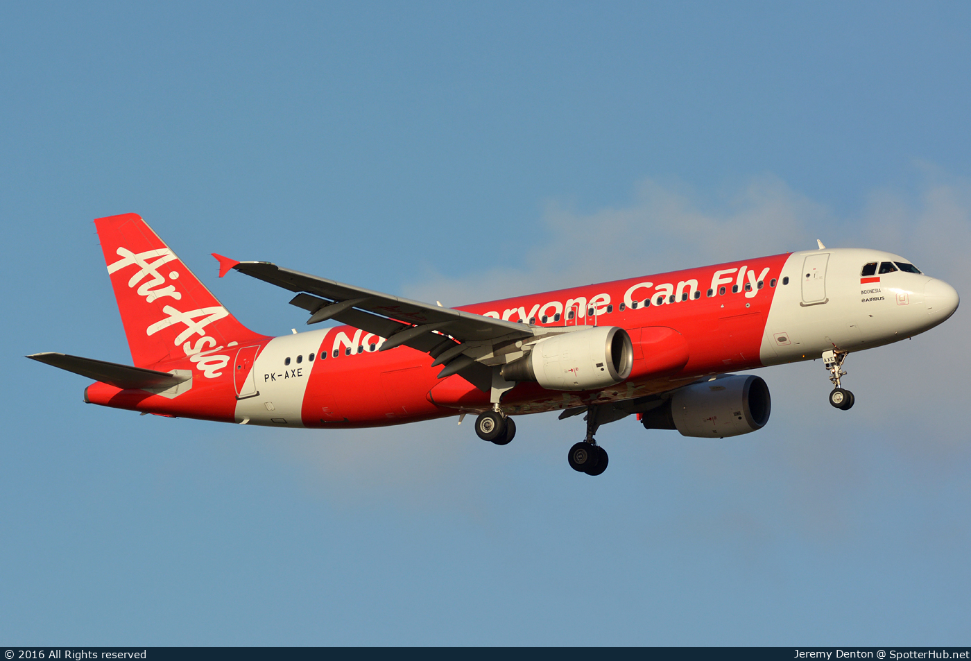 Photo of PK-AXE - Airbus A320-216 operated by Indonesia AirAsia