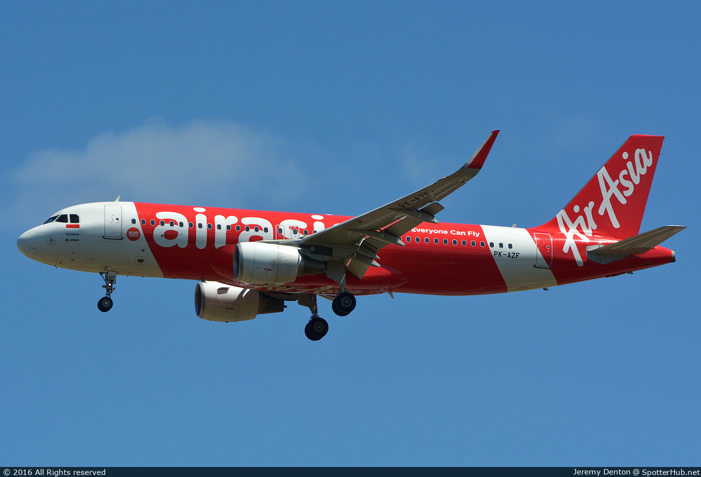 Photo of PK-AZF - Airbus A320-216 operated by Indonesia AirAsia
