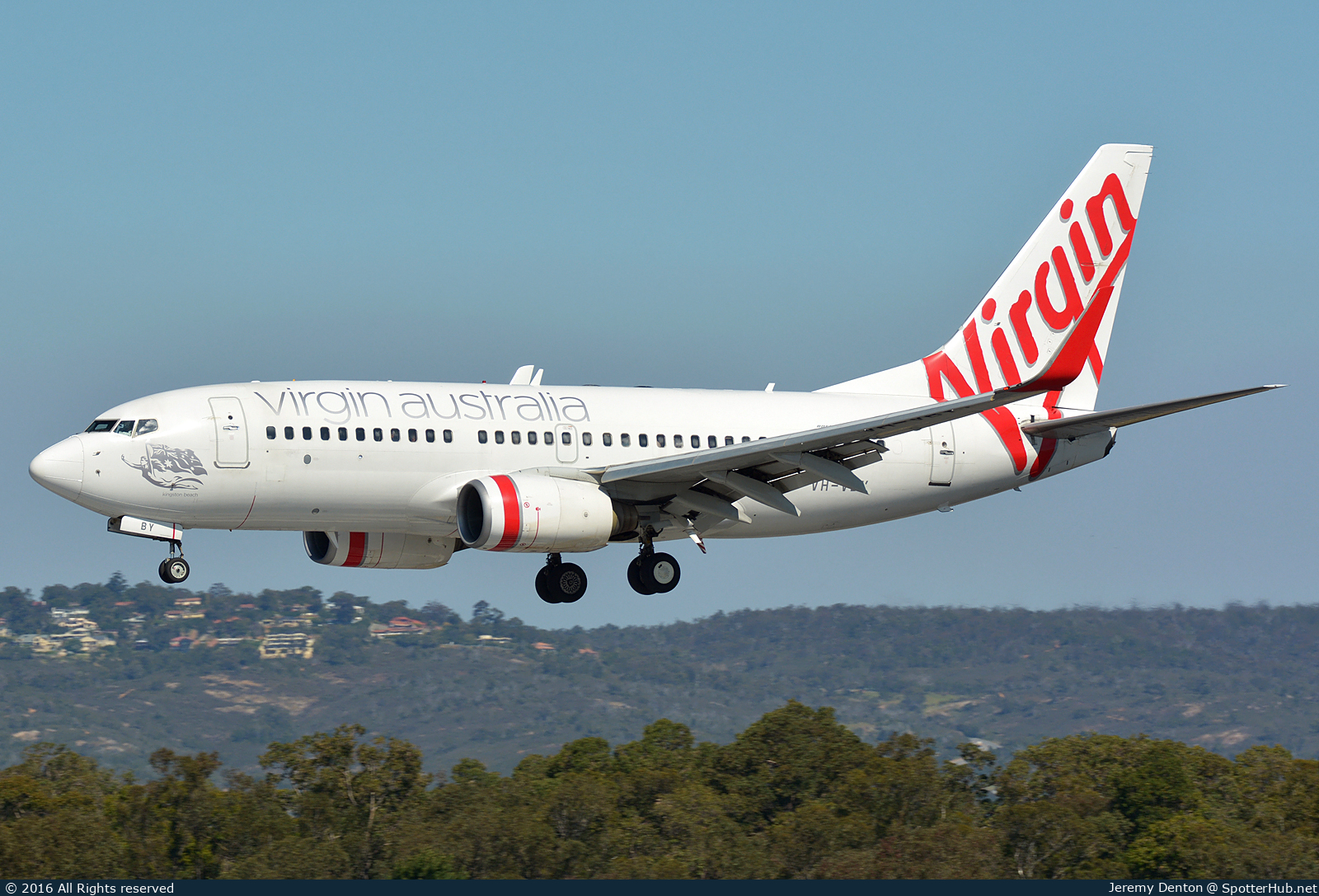 Photo of VH-VBY - Boeing 737-7FE operated by Virgin Australia Airlines