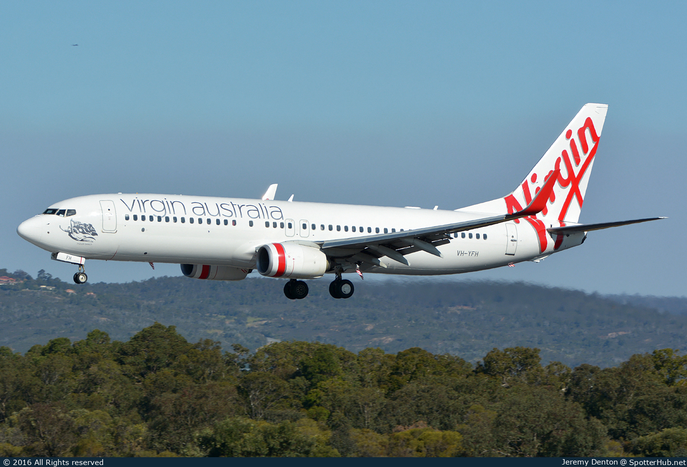 Photo of VH-YFH - Boeing 737-8FE operated by Virgin Australia Airlines
