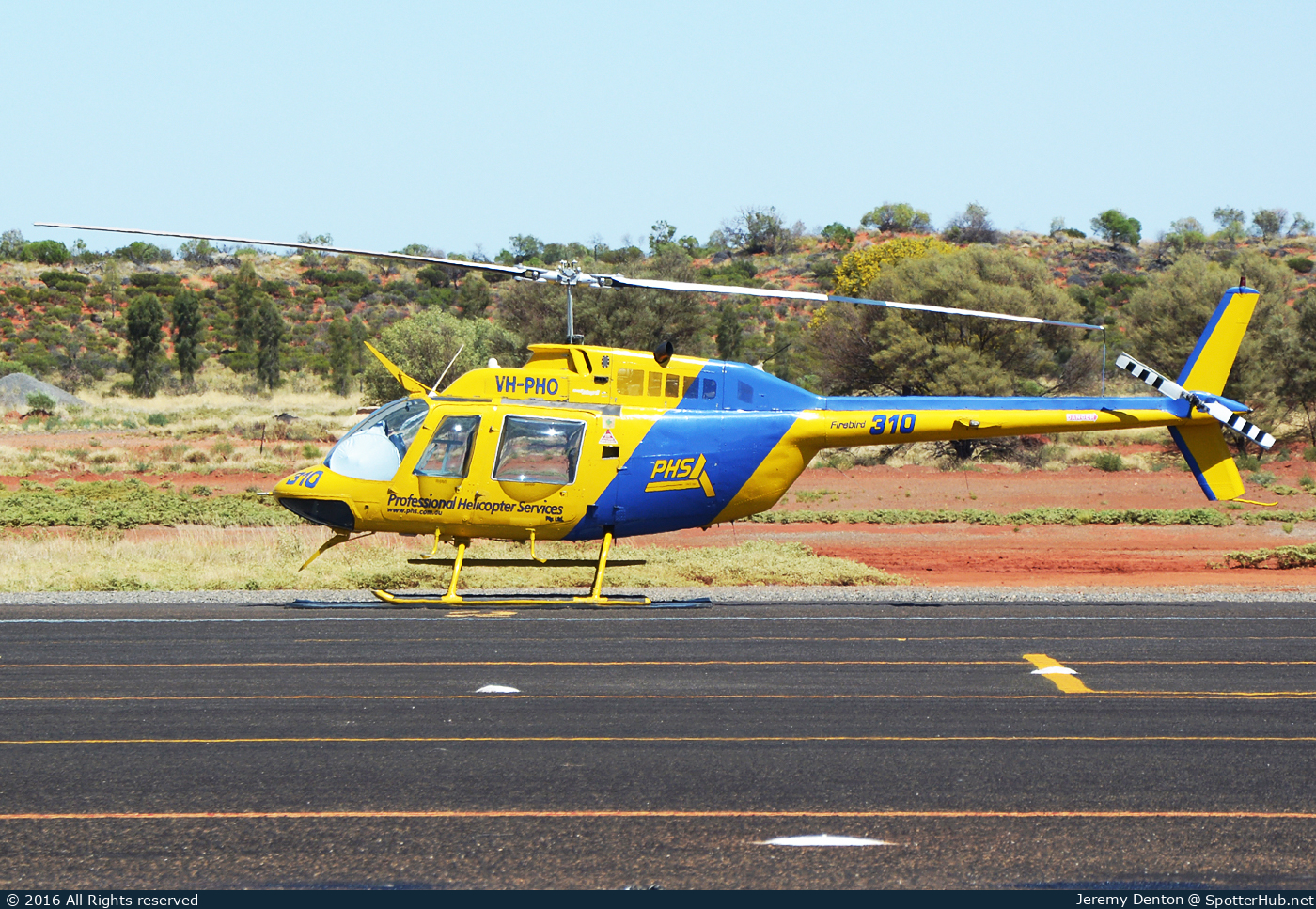 Photo of VH-PHO - Bell 206B JetRanger II operated by Professional Helicopter Services