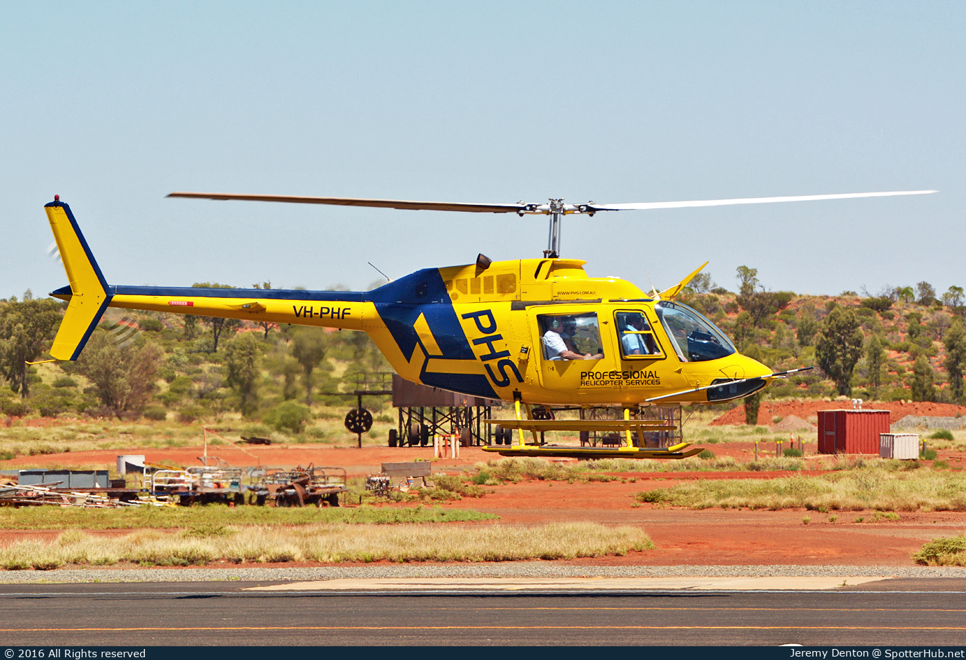 Photo of VH-PHF - Bell 206B JetRanger II operated by Professional Helicopter Services