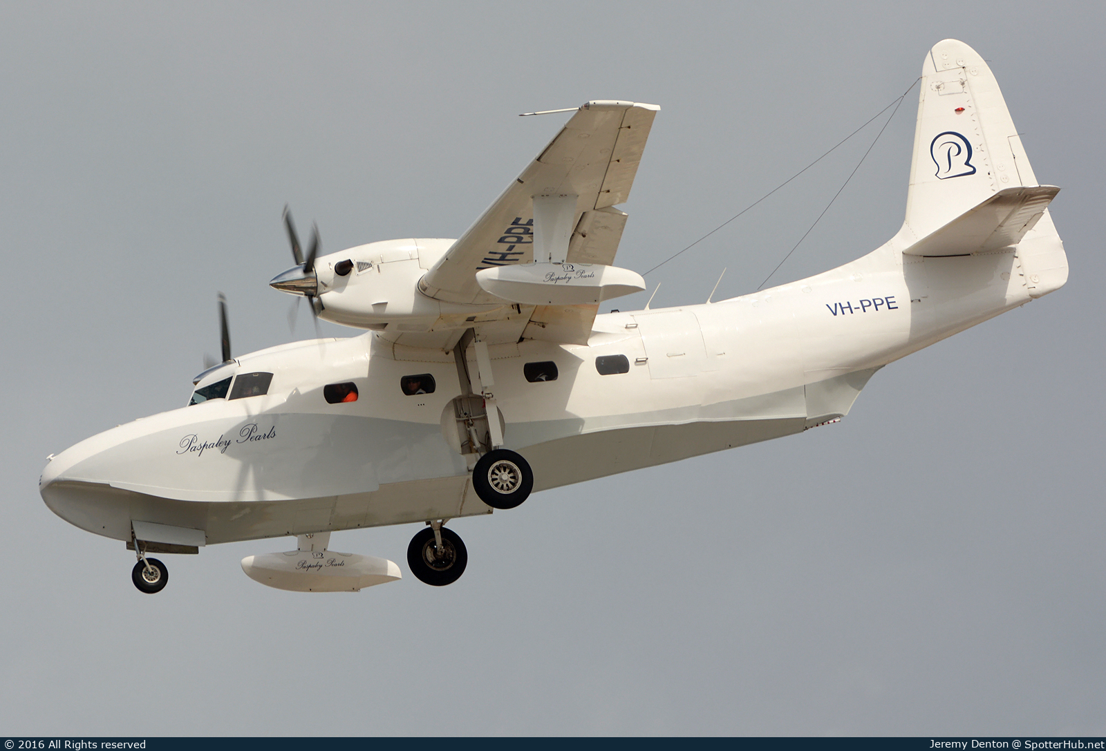Photo of VH-PPE - Grumman G-73AT Turbo Mallard operated by Paspaley Aviation
